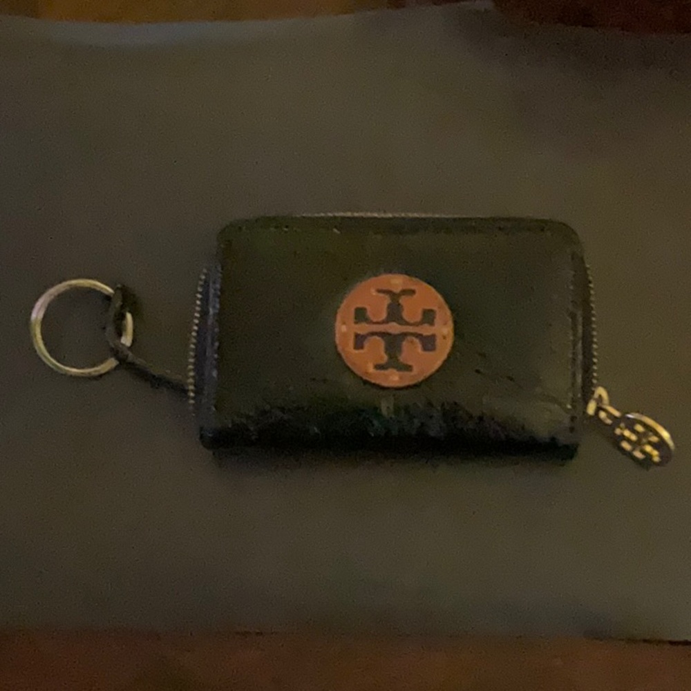 Tory Burch Black Zip Coin Purse